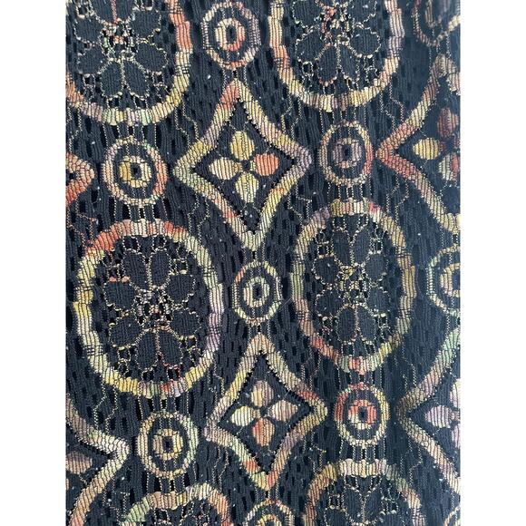 VTG Mercury Flare Leg Pants Womens M Mesh Lace Boho Festival Hippie Indie Grunge - Picture 5 of 10